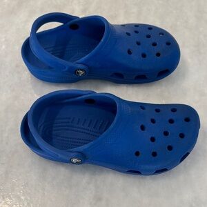 CROCS Kids Blue Vented Clog Sandals